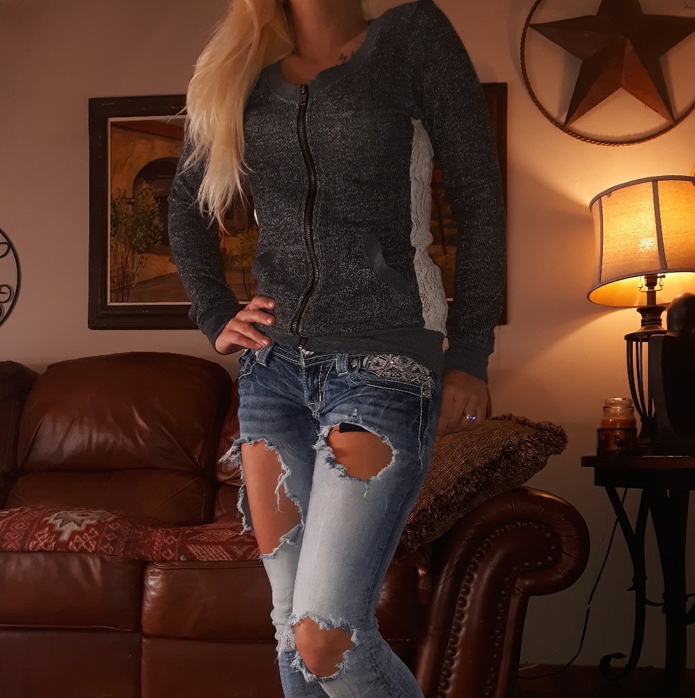 Zip up sweater